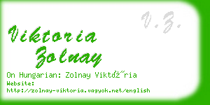 viktoria zolnay business card